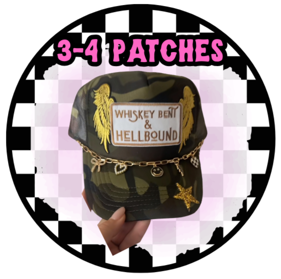 Trucker Hat: 3-4 Patches