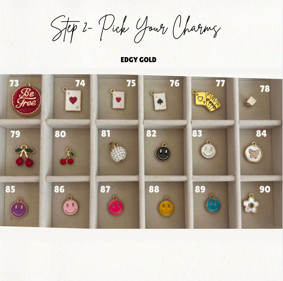 Custom Charm Bar