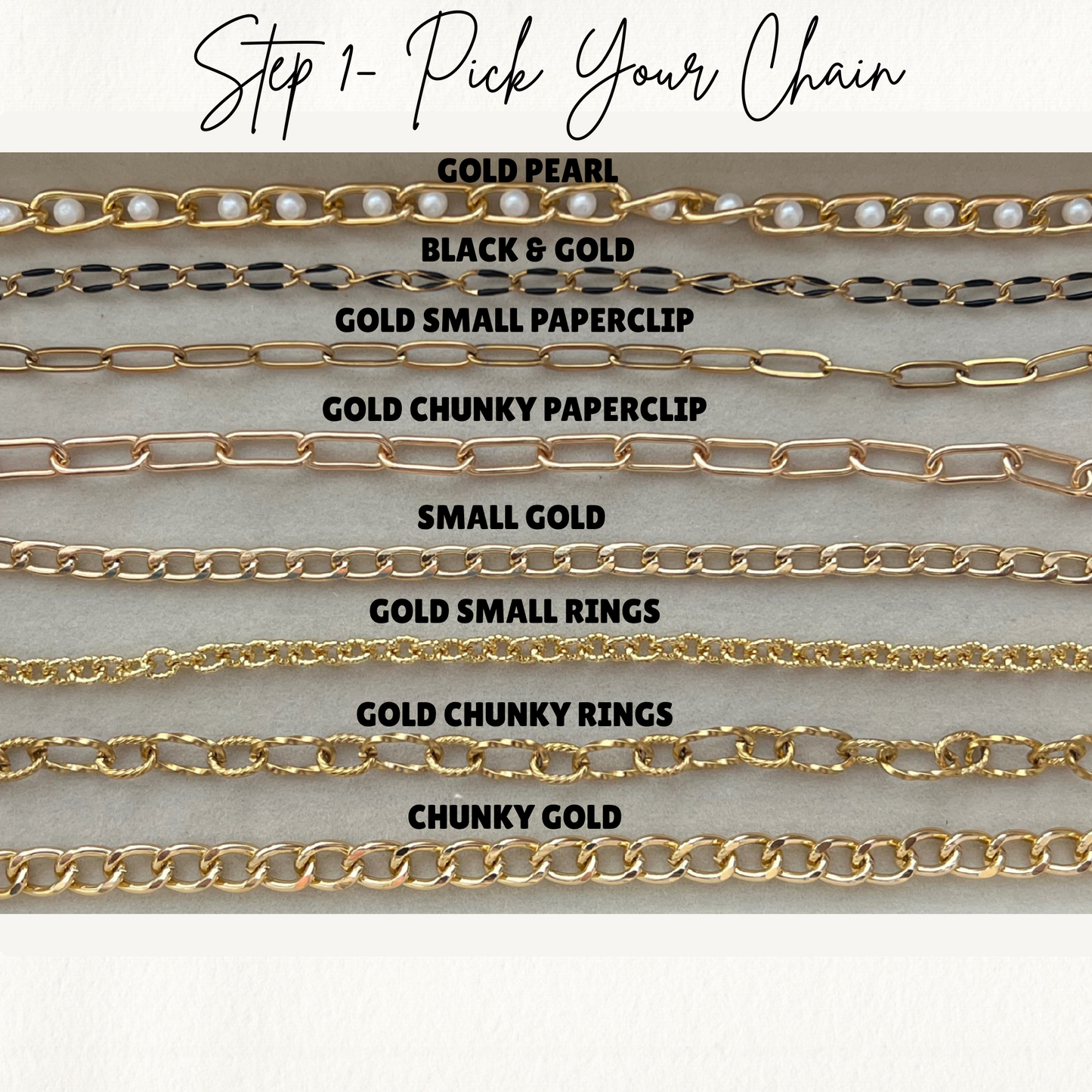 Custom Charm Bar