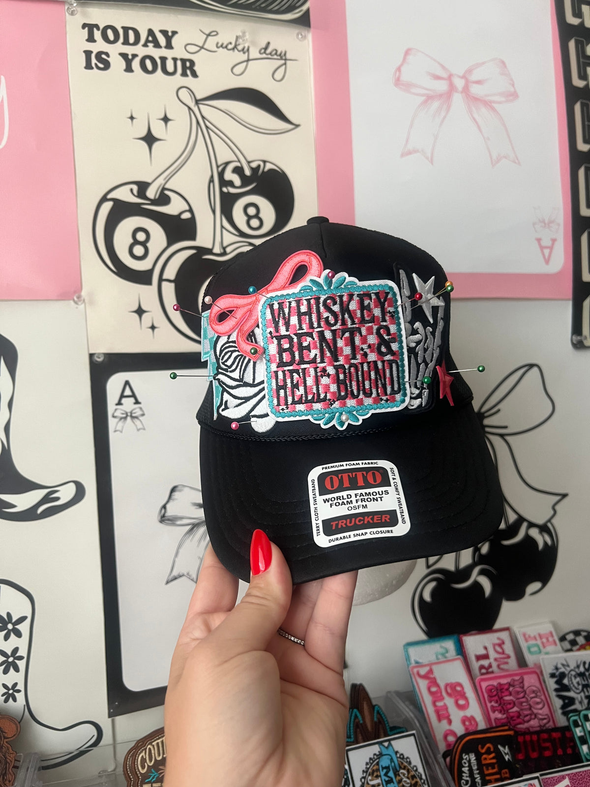 Whiskey Bent Trucker Patch Hat