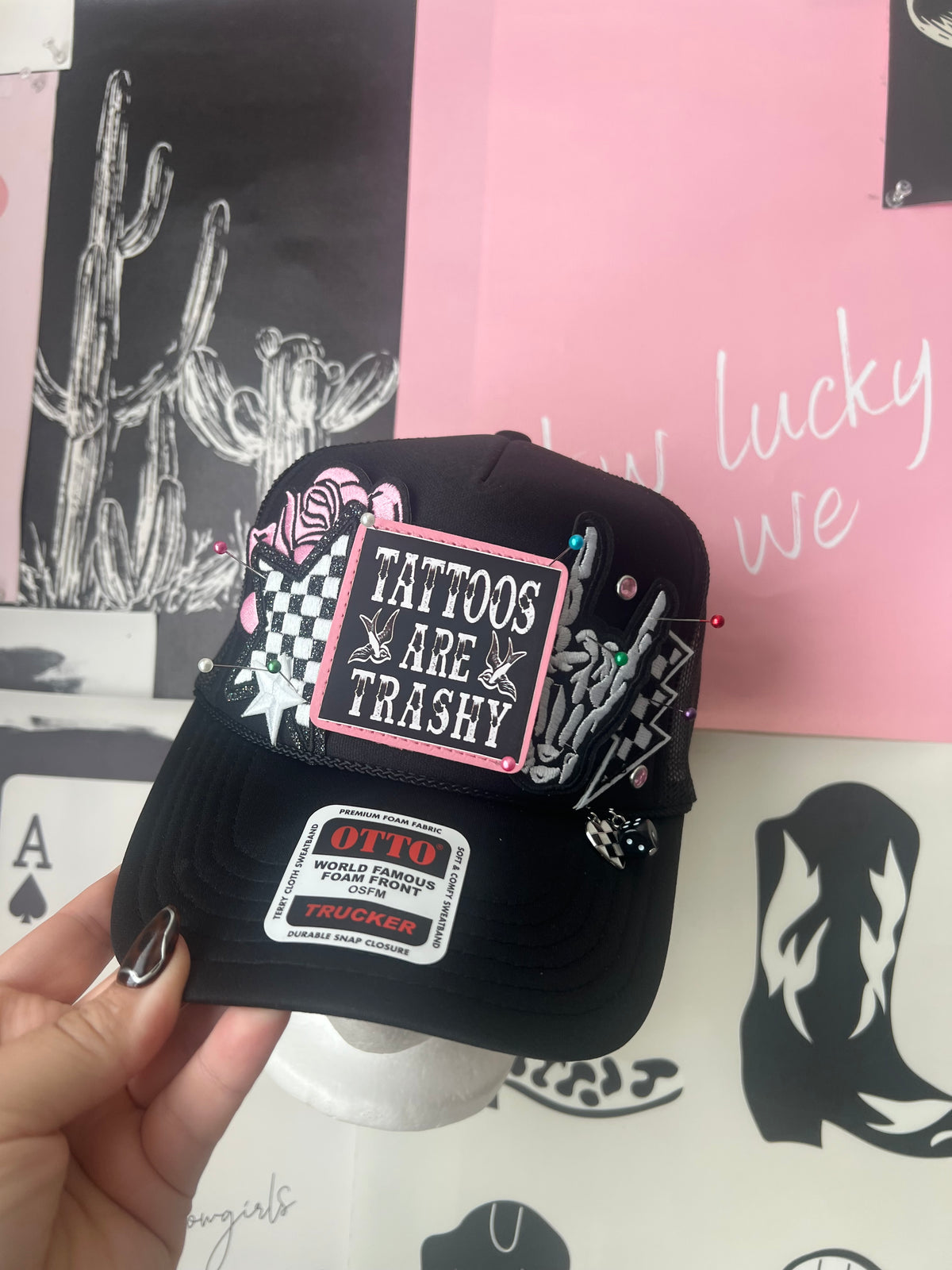 Tattoos Are Trashy Trucker Patch Hat