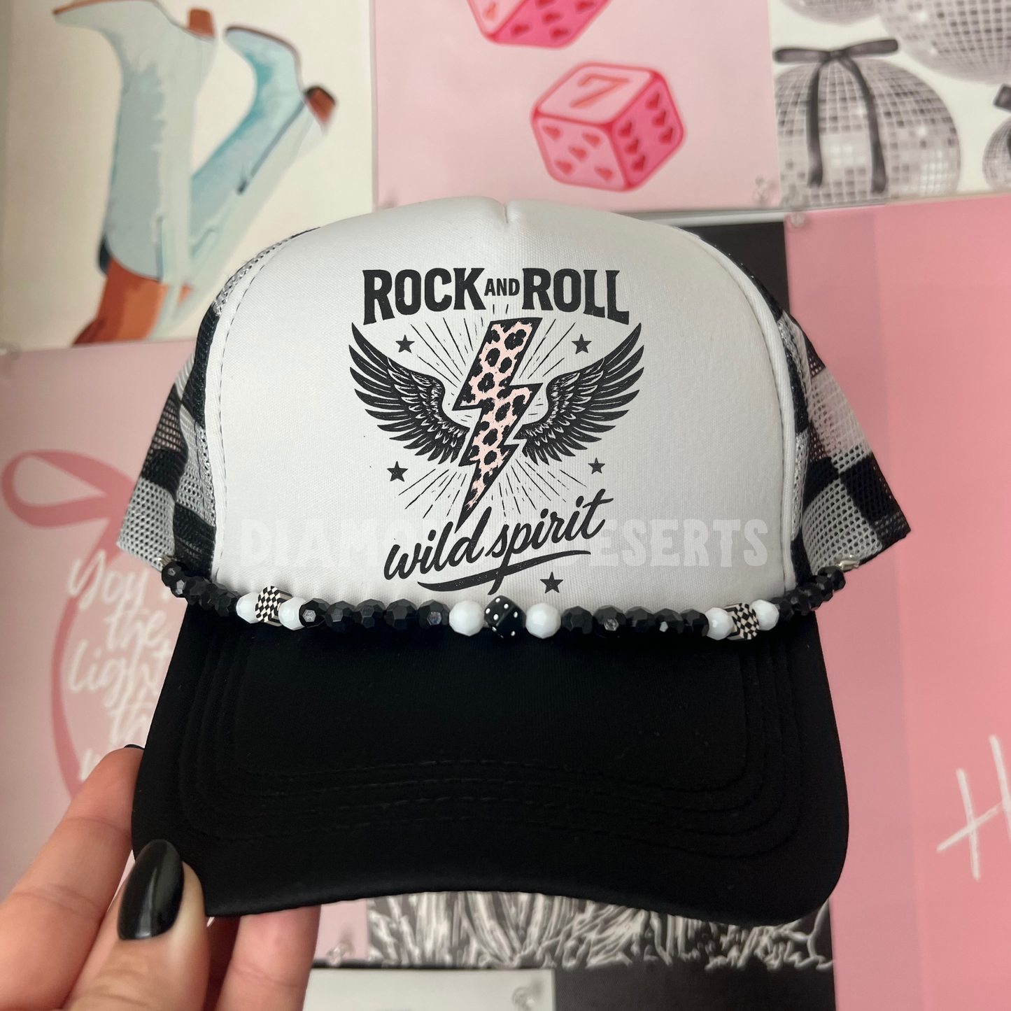 Rock N Roll Hat DTF Transfer