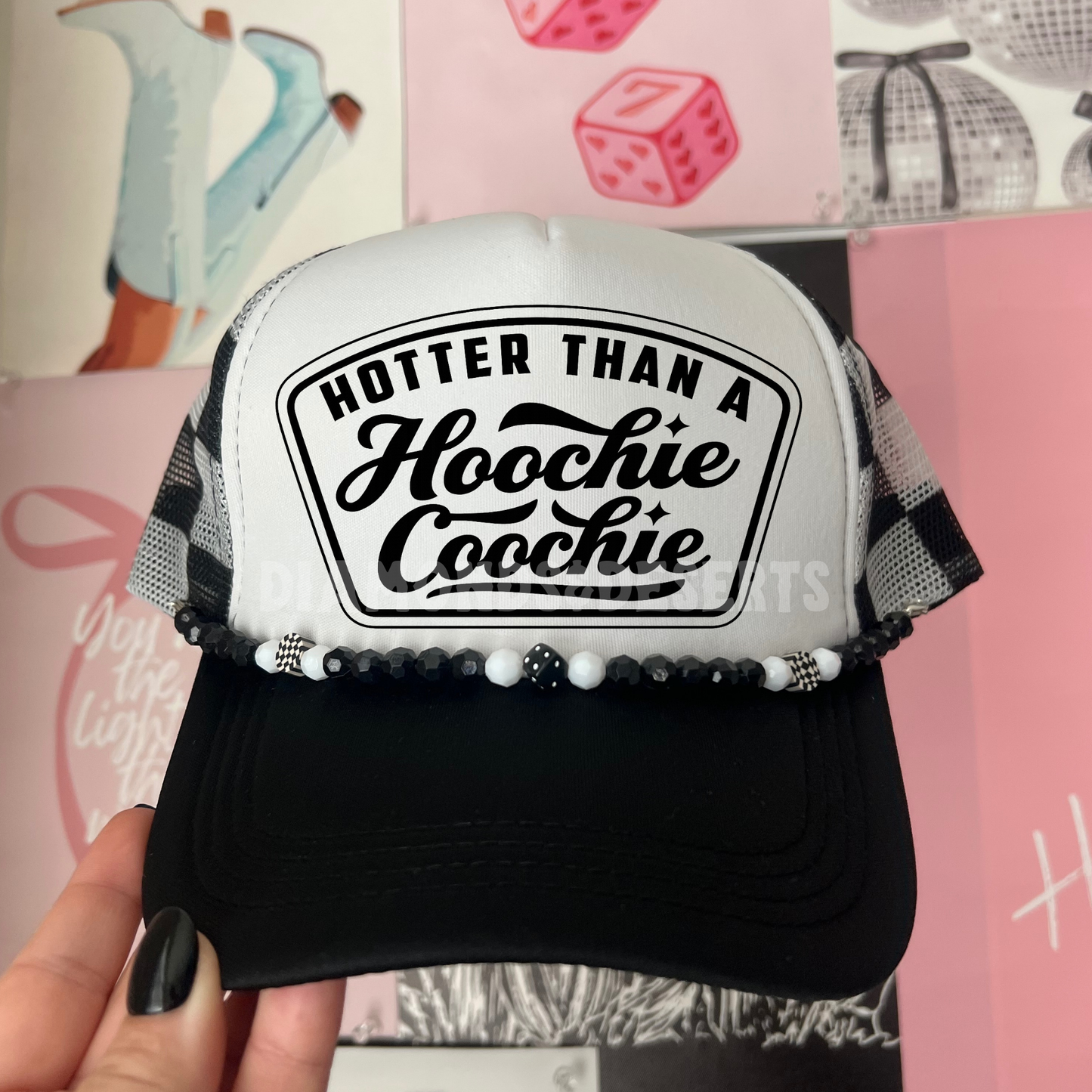 Hotter Than A Hoochie Coochie Hat DTF Transfer