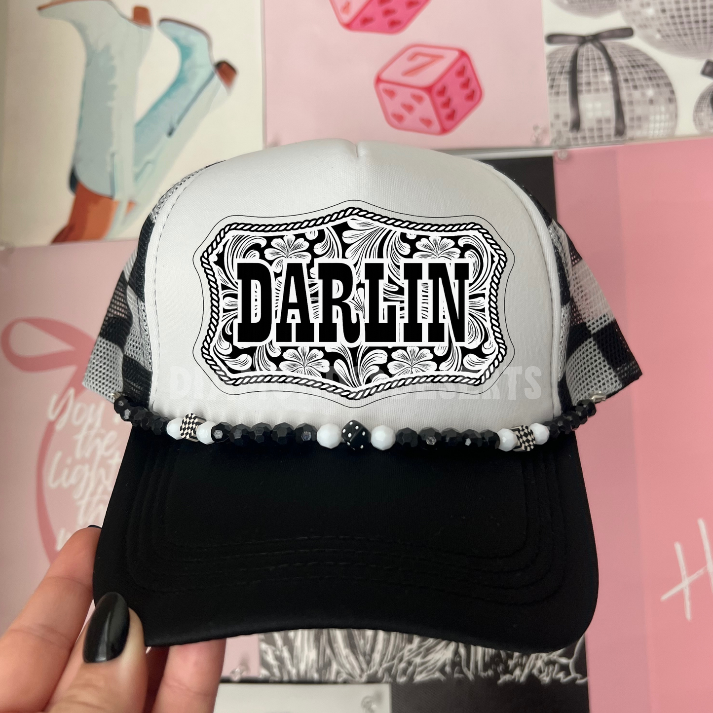 Darlin' Hat DTF Transfer