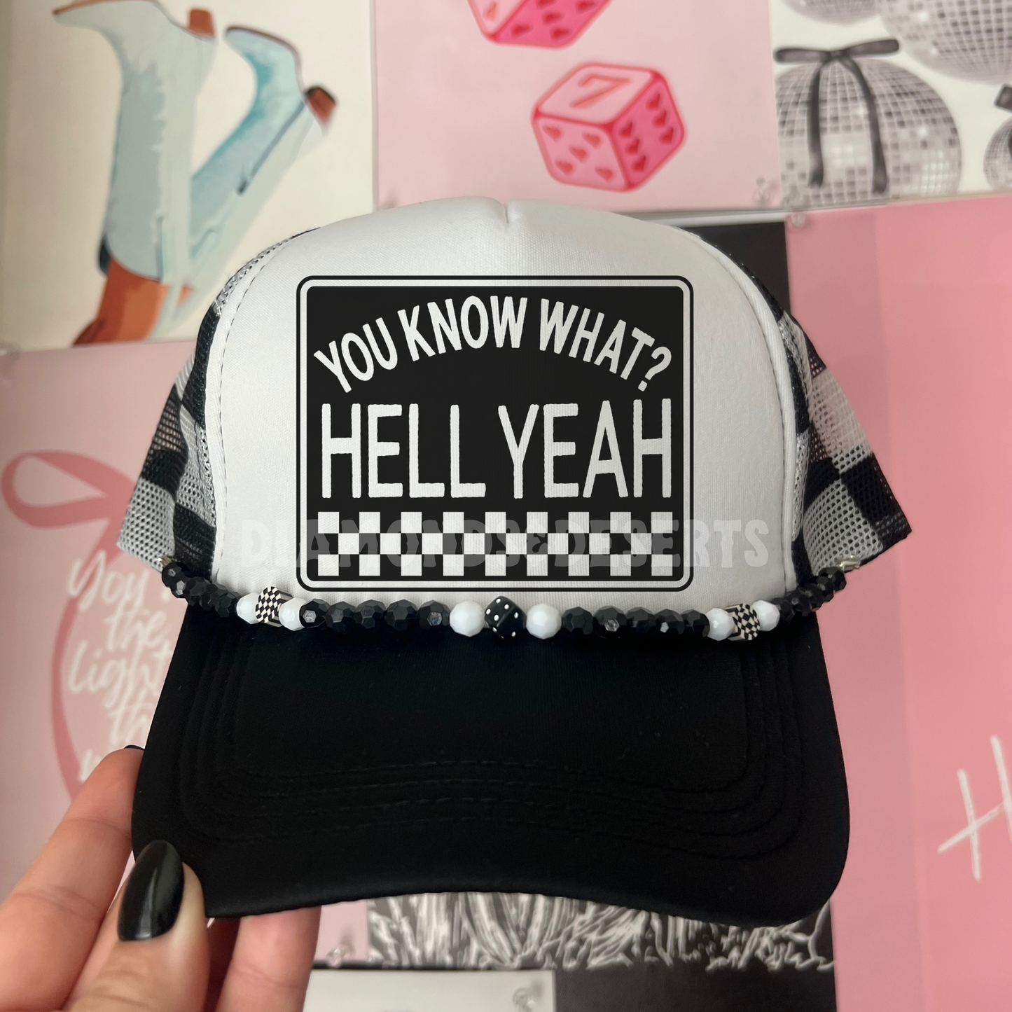 Hell Yeah Hat DTF Transfer