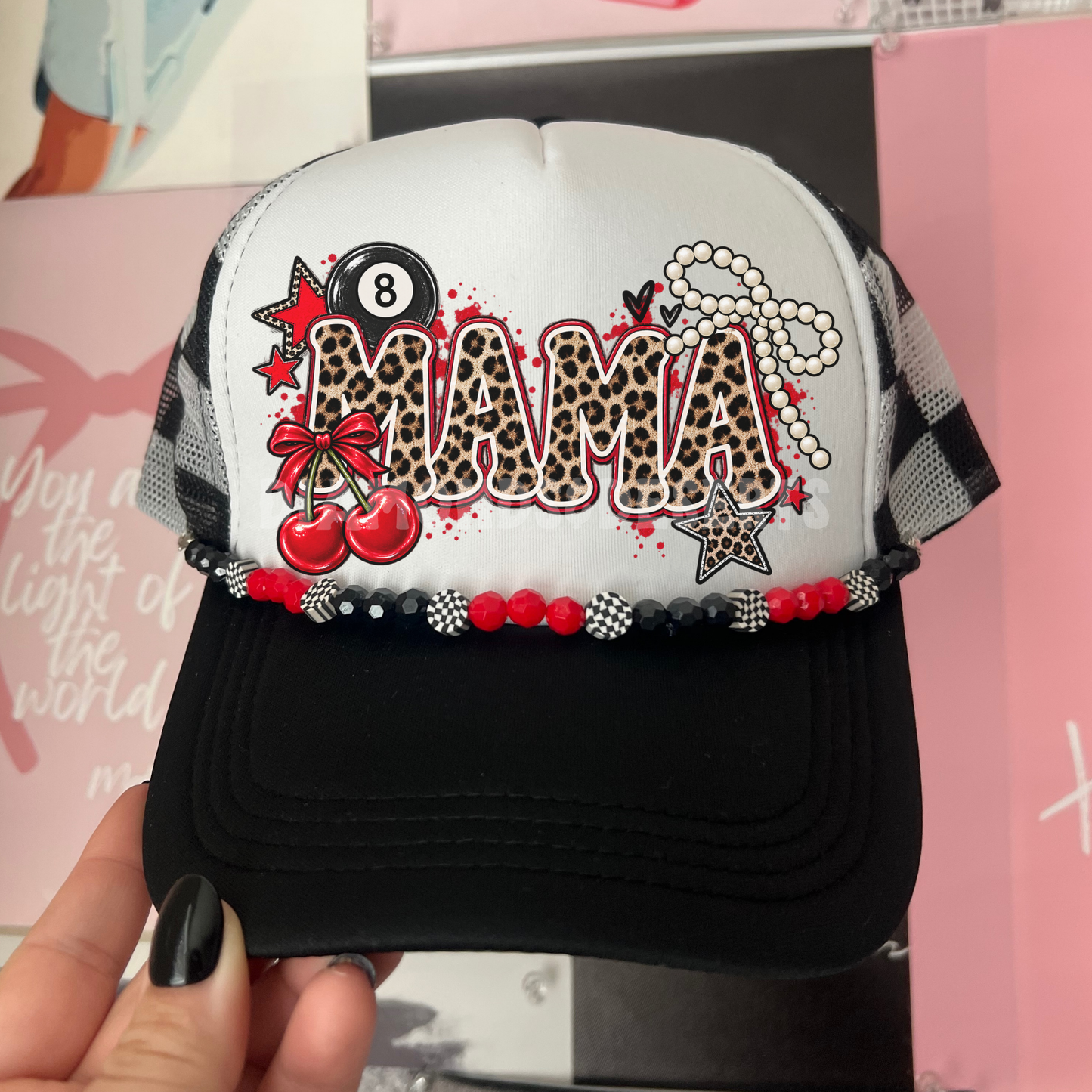 Mama Hat DTF Transfer