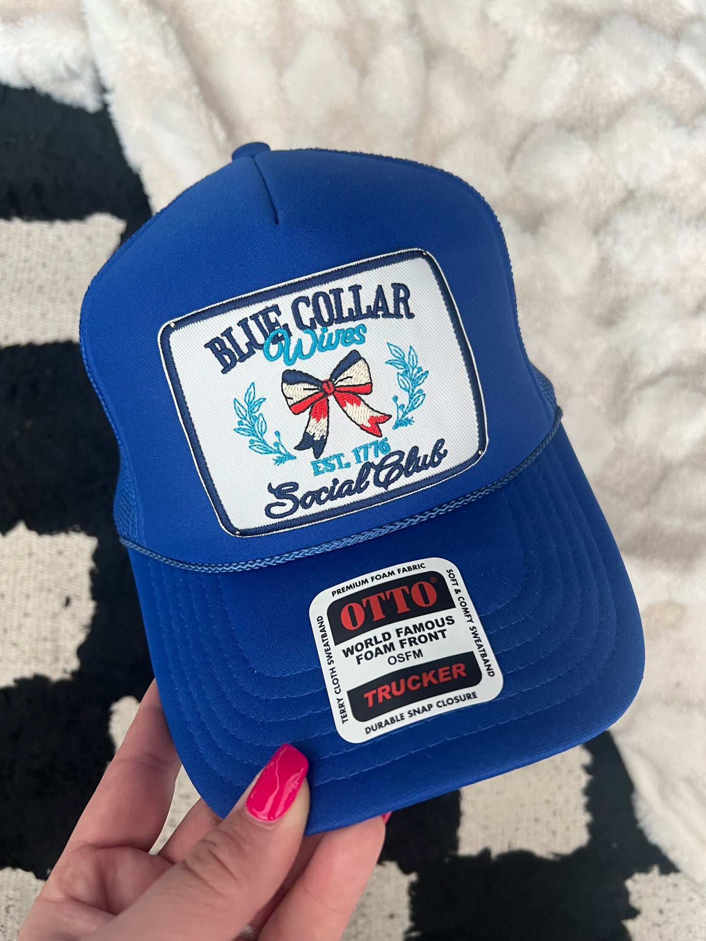Blue Collar Wives Social Club Trucker Hat