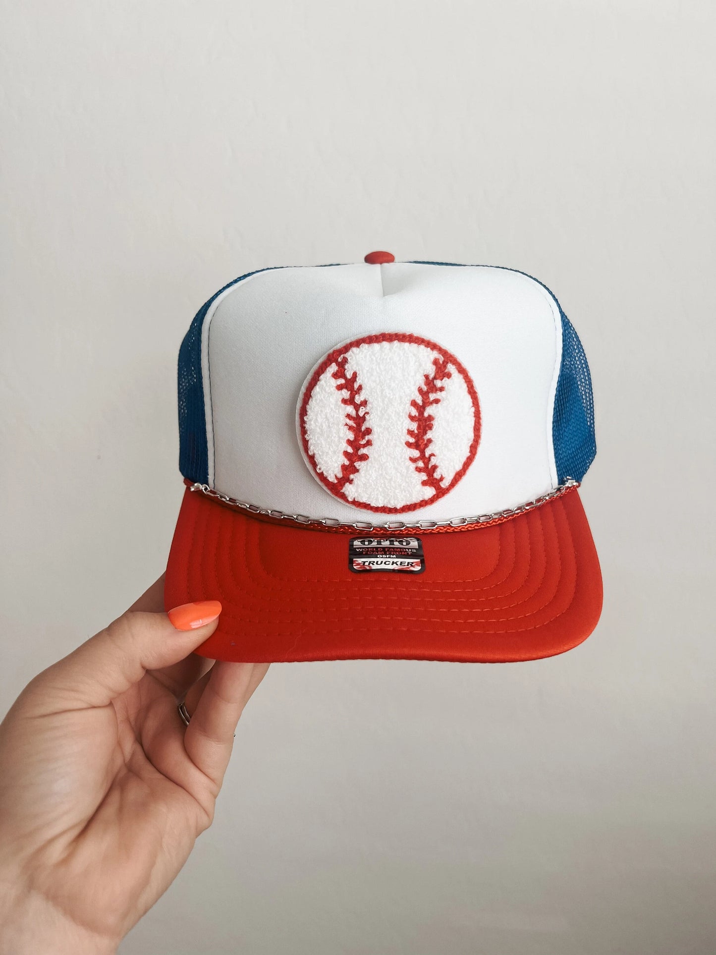 Baseball Trucker Patch Hat, Iron Patches, Trucker Hat, Spring Training Trucker Hat, Woman’s Trucker Hat, Woman’s Baseball Hat With Patches