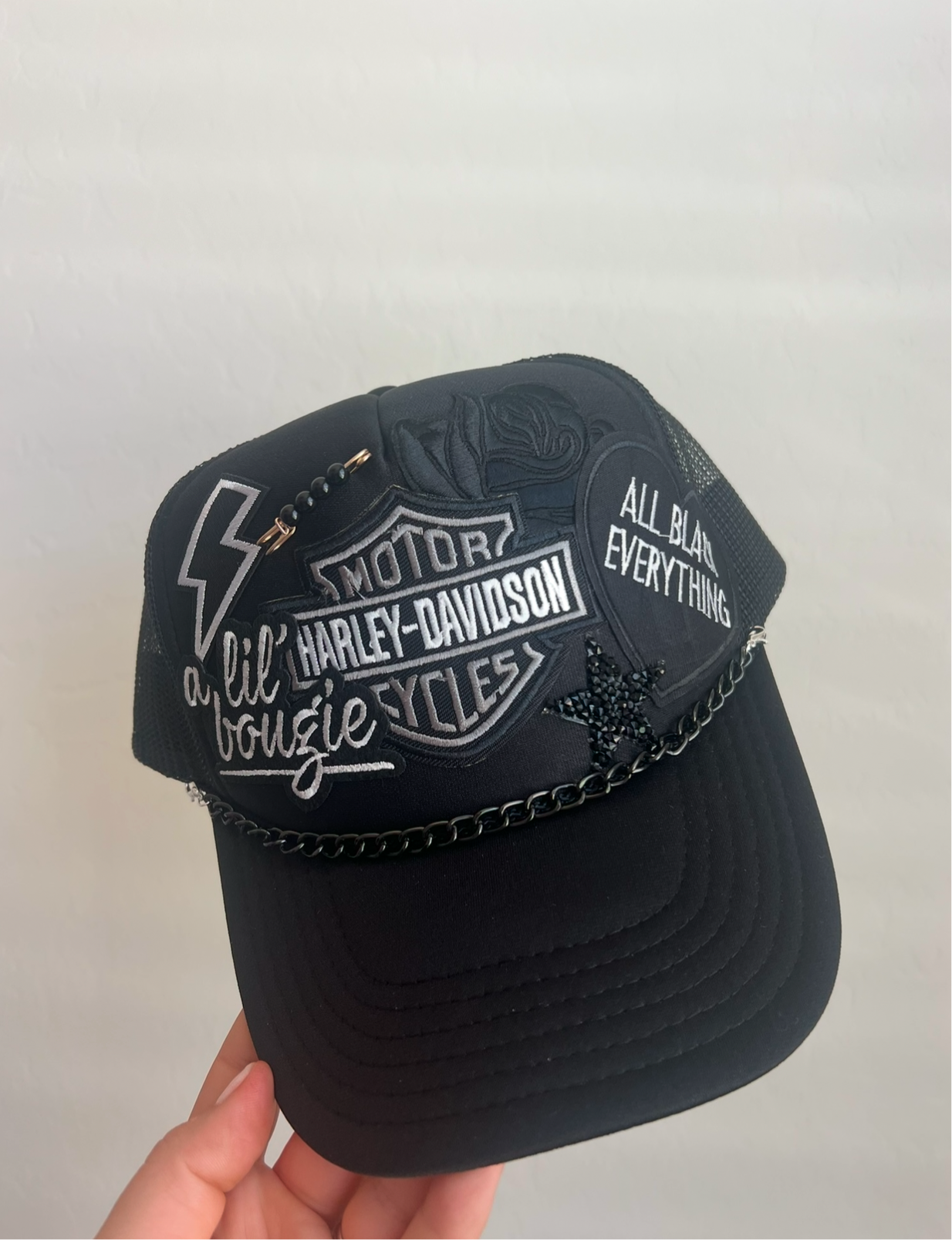Biker Trucker Patch Hat