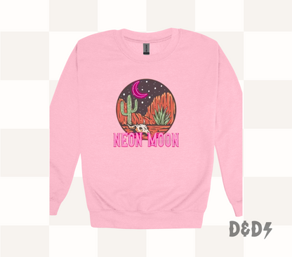 Neon Moon Shirt & Crewneck