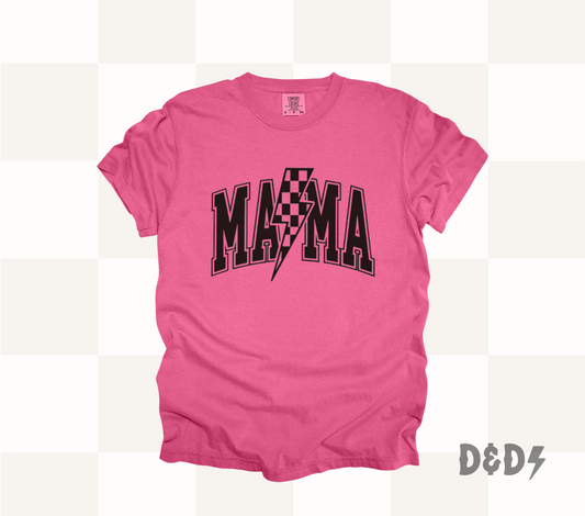 Checkered Mama Shirt & Crewneck