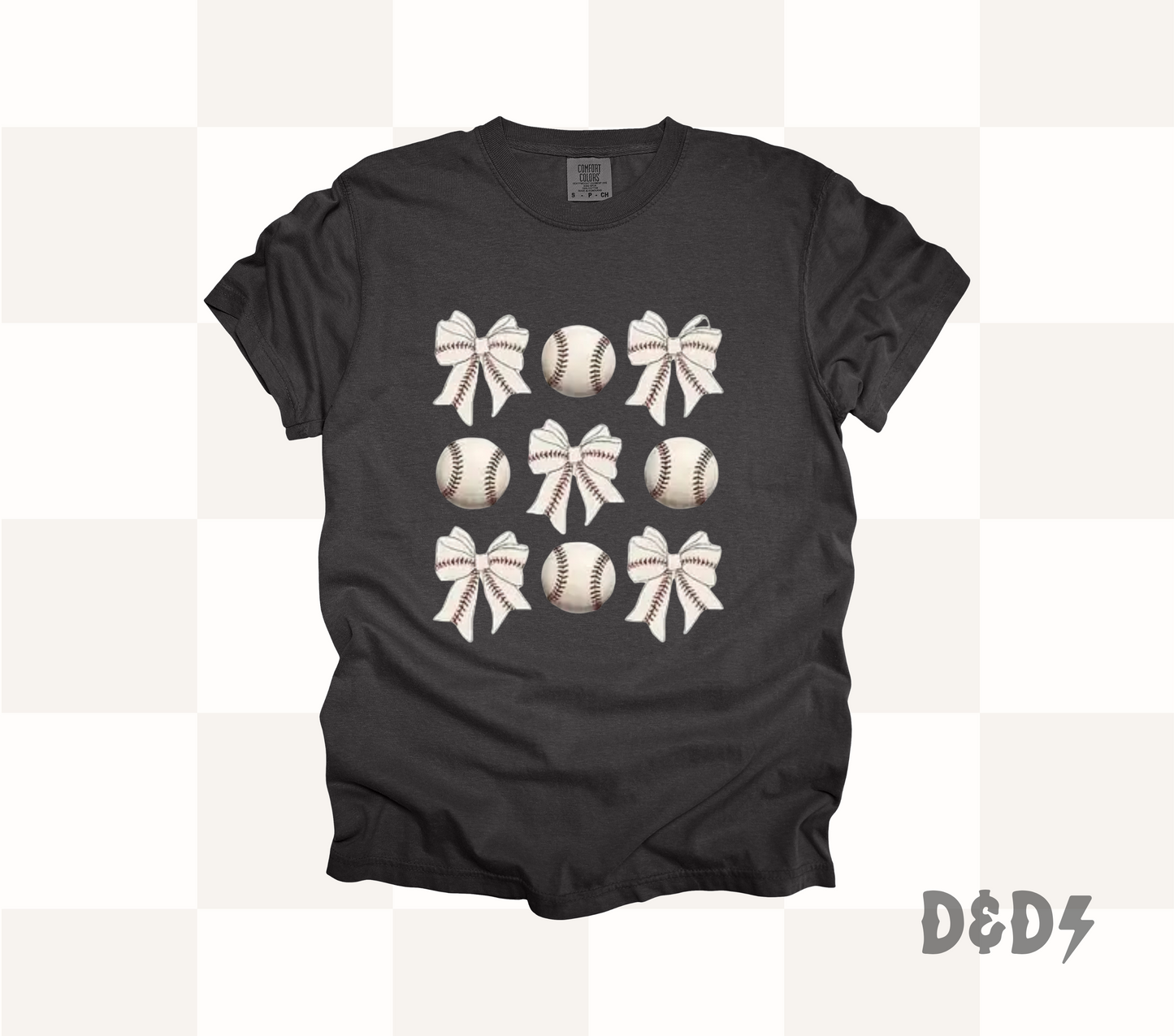 Baseball Bow Shirt & Crewneck