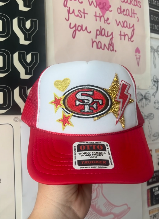 49ers Trucker Patch Hat