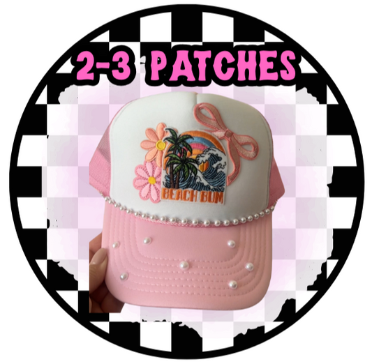 Trucker Hat: 2-3 Patches