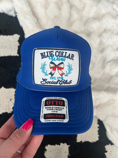 Blue Collar Wives Social Club Trucker Hat