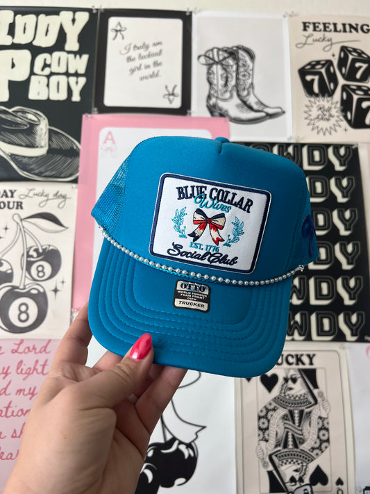 Blue Collar Wives Social Club Trucker Hat