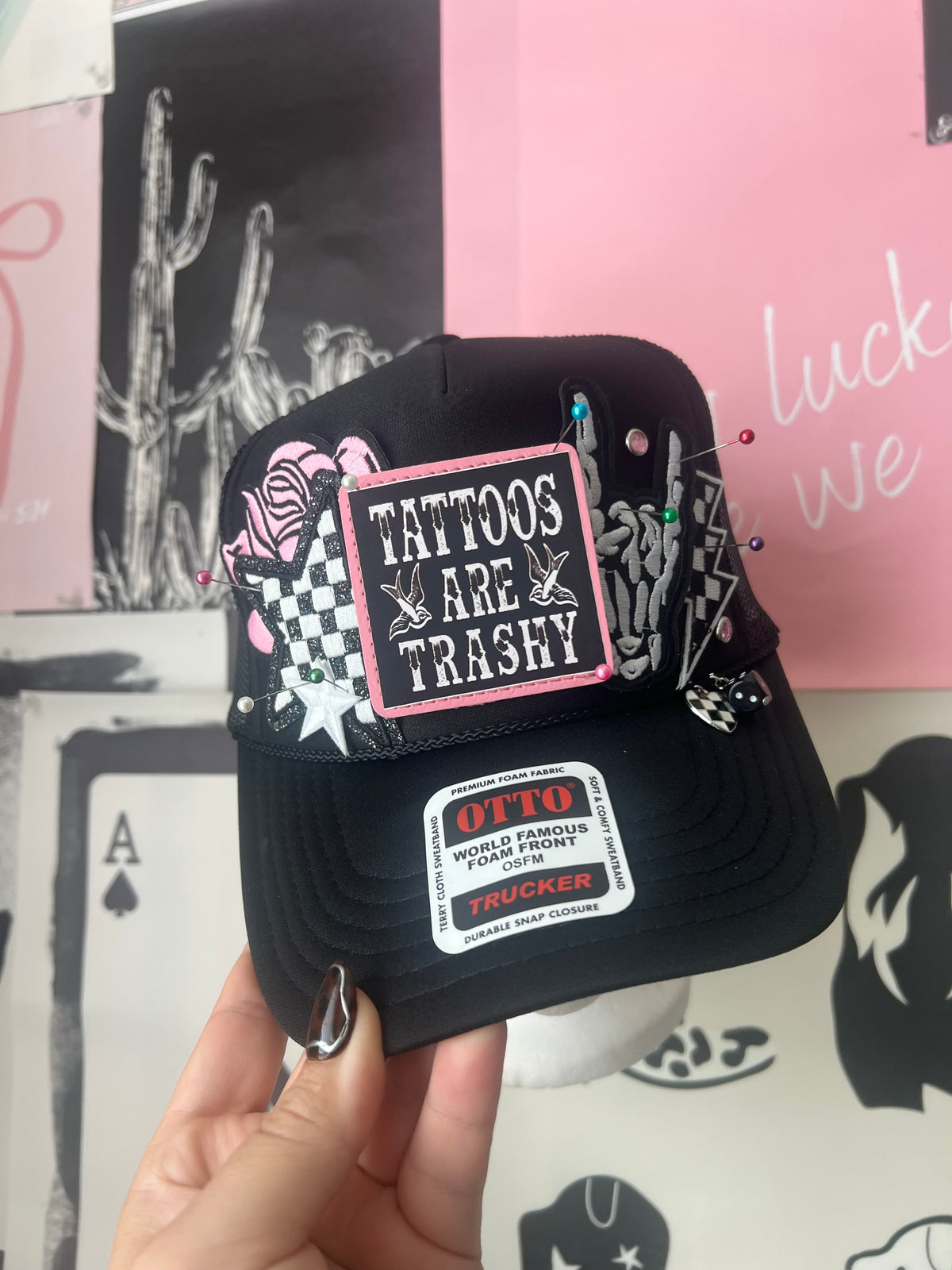 Tattoos Are Trashy Trucker Patch Hat
