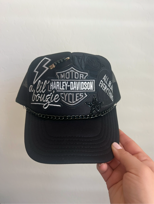 Biker Trucker Patch Hat