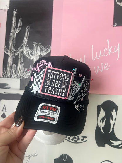 Tattoos Are Trashy Trucker Patch Hat