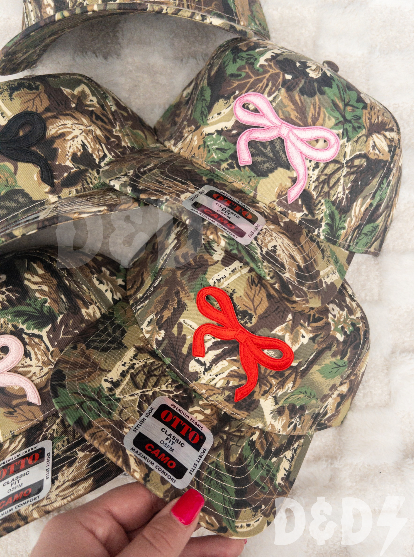 Camo Bow Trucker Hat