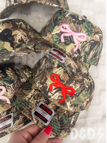 Camo Bow Trucker Hat