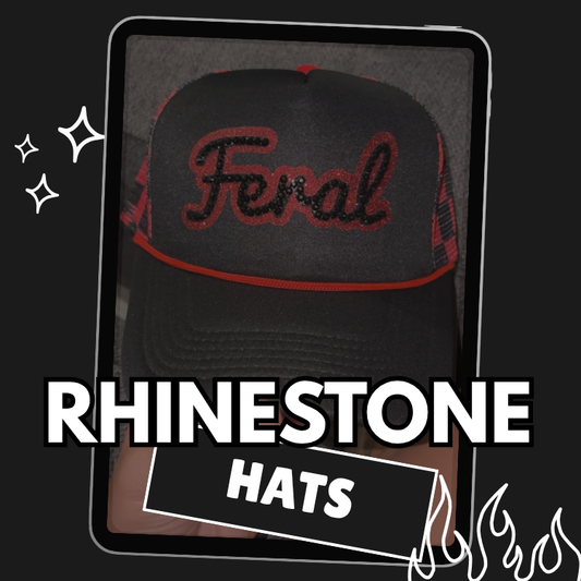 Rhinestone Trucker Hat