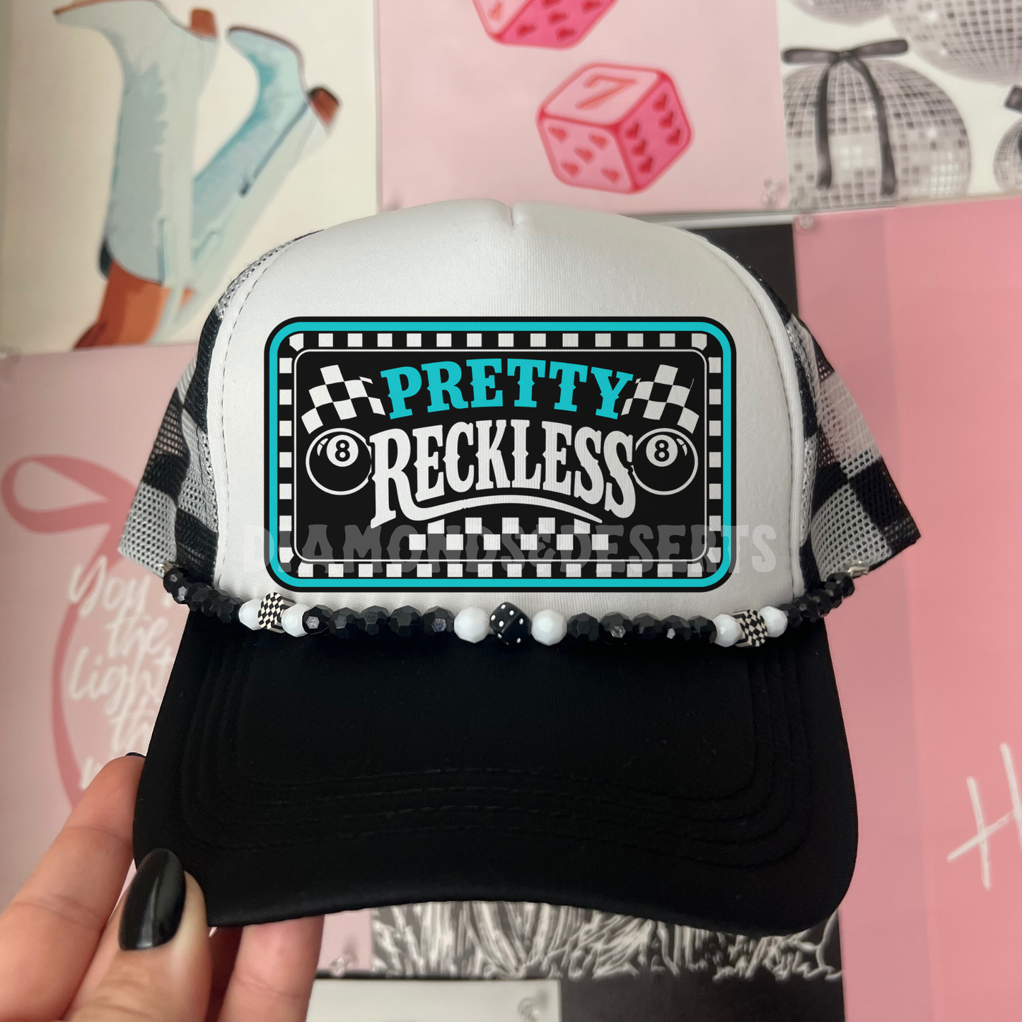 Pretty Reckless Hat DTF Transfer