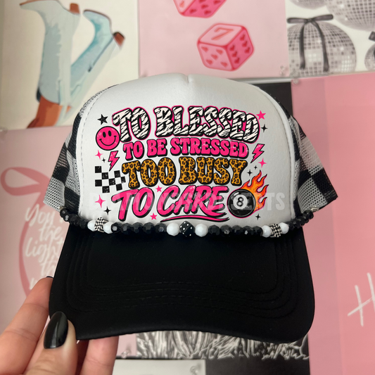 To blessed Hat DTF Transfer