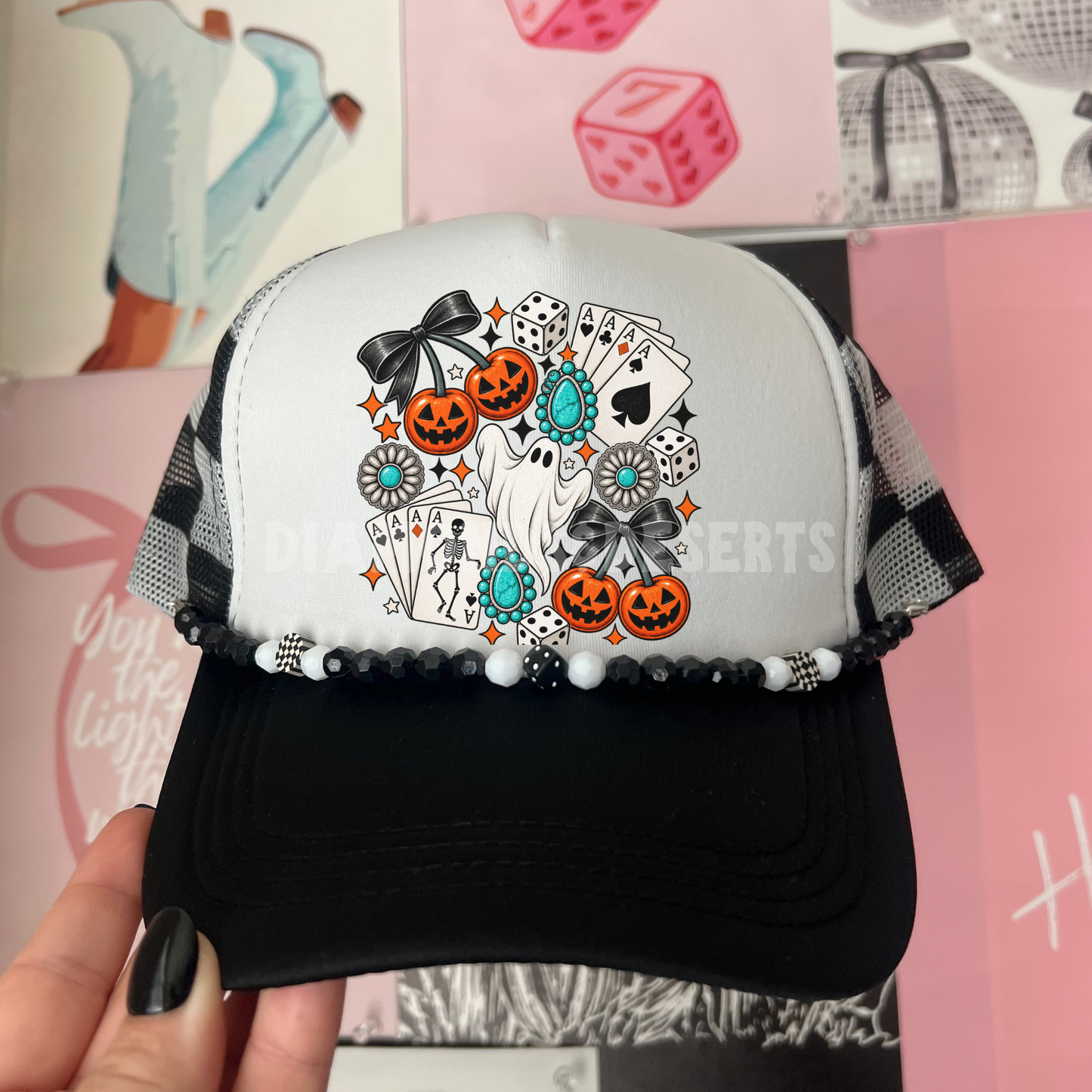 Western Halloween Hat DTF Transfer