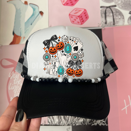 Western Halloween Hat DTF Transfer