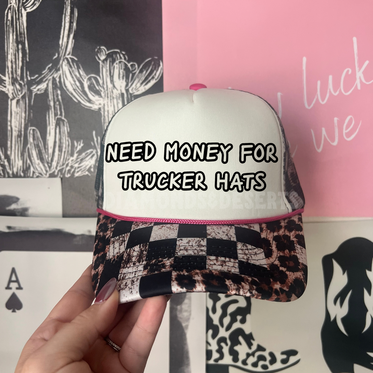 Need Money For Hats Hat DTF Transfer