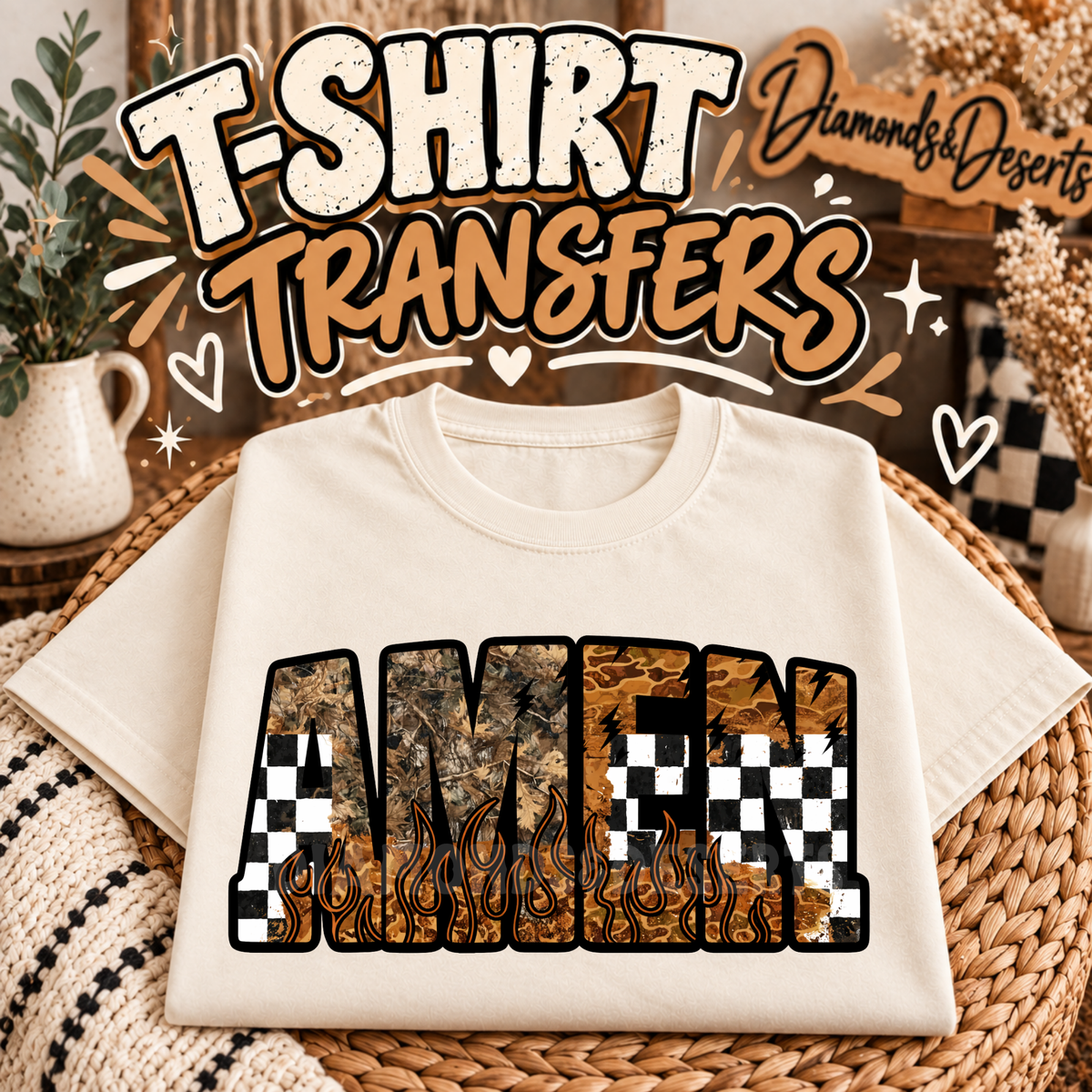 Amen Shirt DTF Transfer