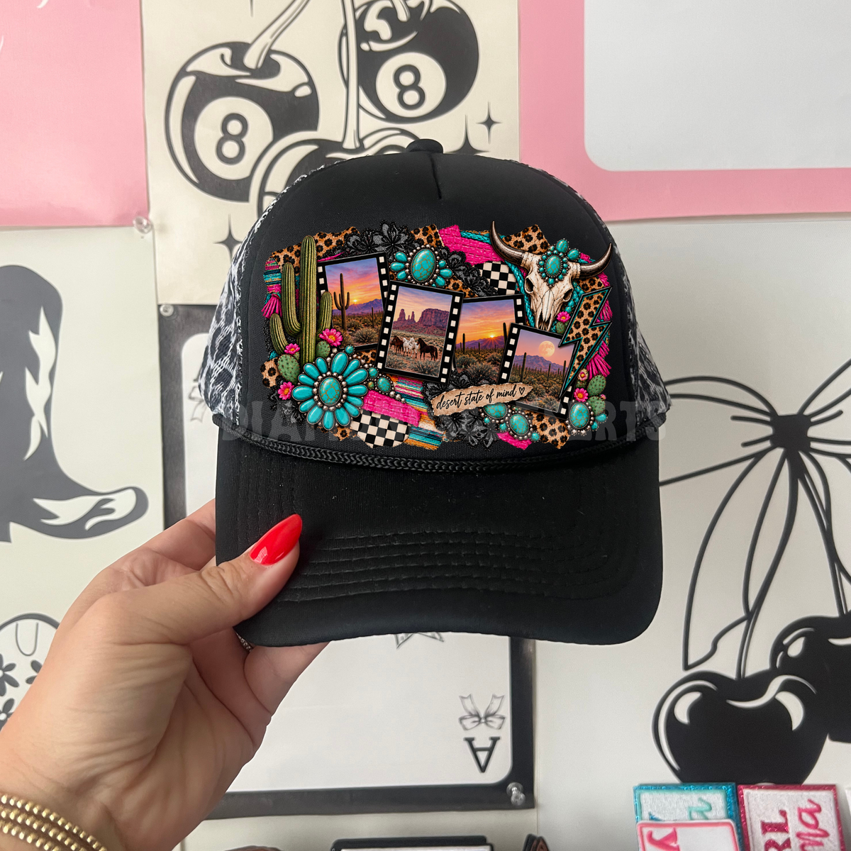 Desert State Of Mind Hat DTF Transfer
