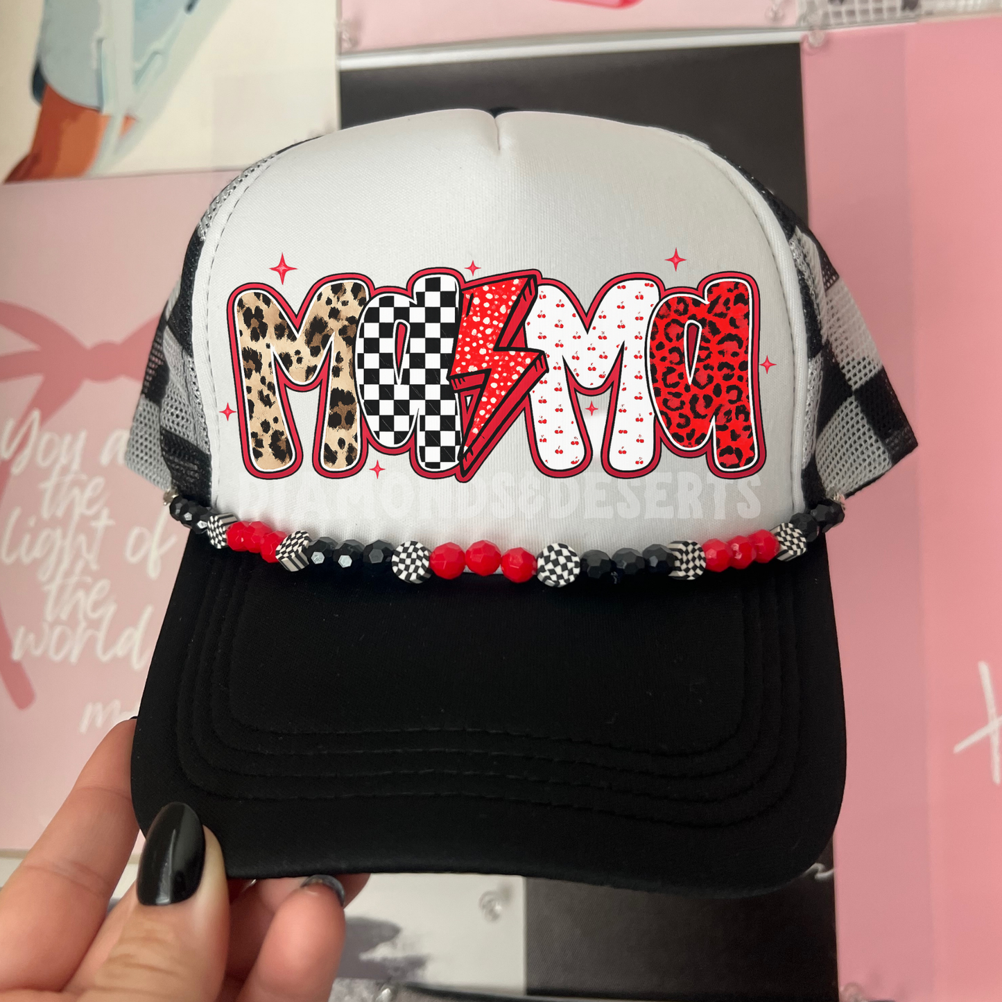 Mama Hat DTF Transfer