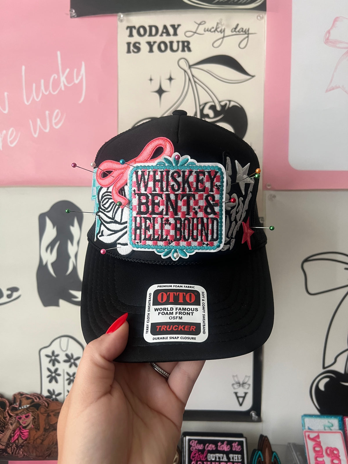Whiskey Bent Trucker Patch Hat