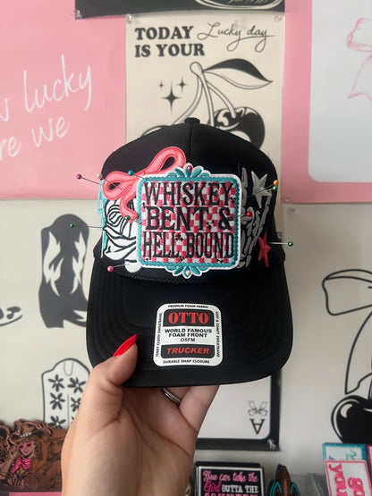 Whiskey Bent Trucker Patch Hat