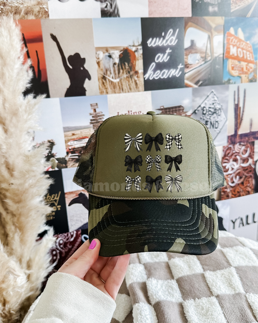 Bows Hat DTF Transfer