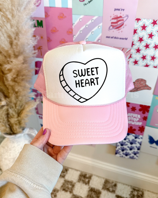 Sweet Heart Hat DTF Transfer