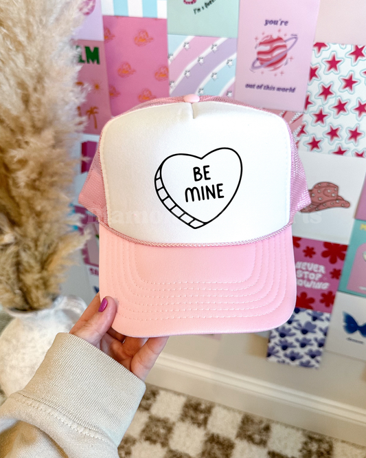 Be Mine Hat DTF Transfer