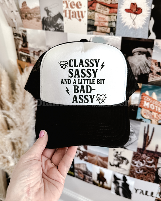 Classy & Sassy Hat DTF Transfer