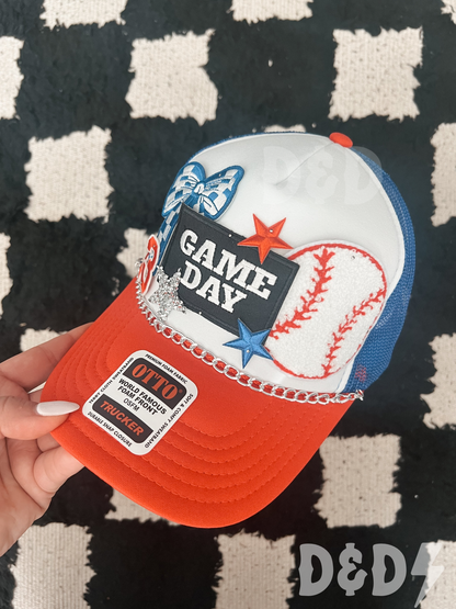 Game Day Baseball Trucker Hat