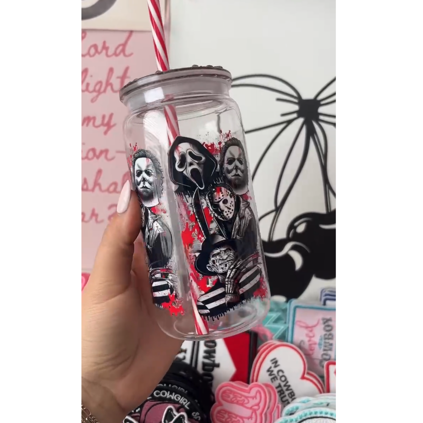 Spooky True Crime Acrylic Cup