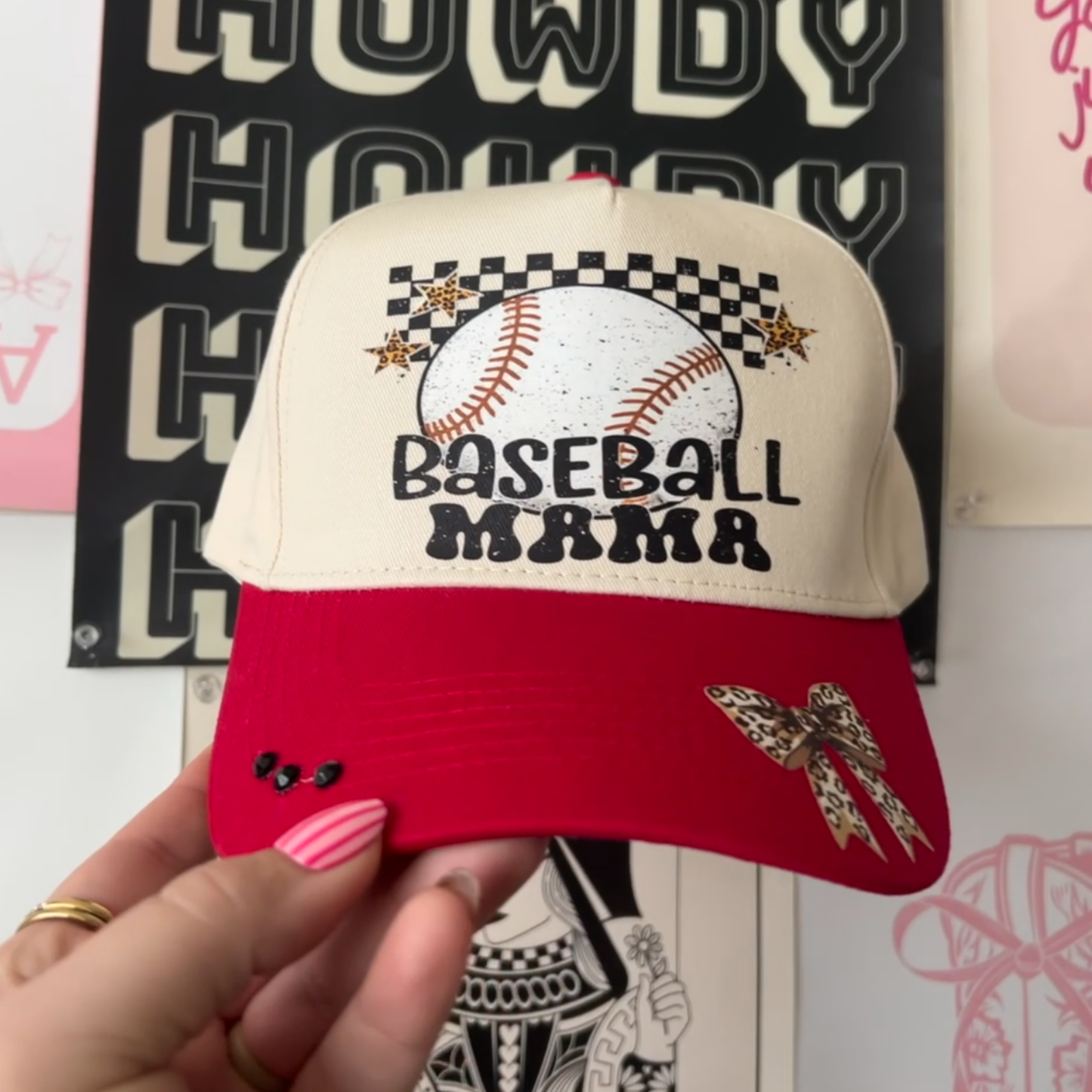 Baseball Mama Transfer Hat