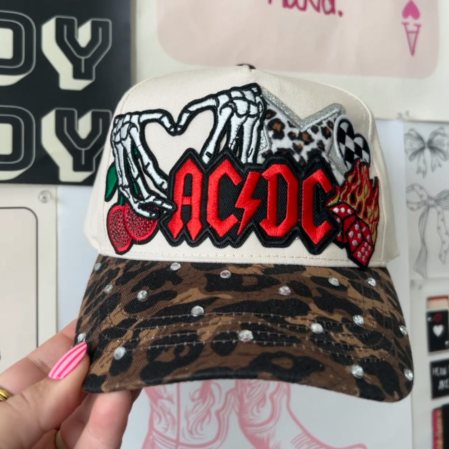 ACDC Patch Hat