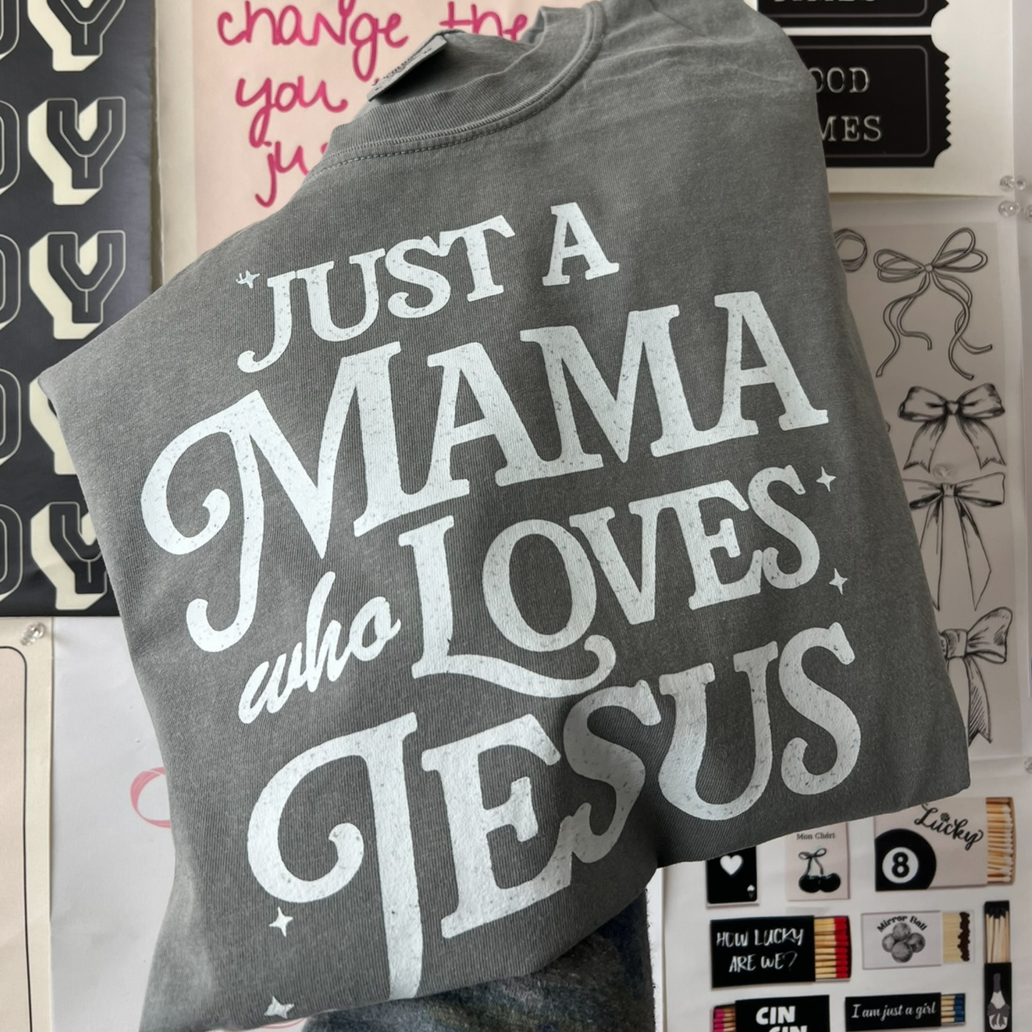 This Mama Loves Jesus Graphic T-Shirt