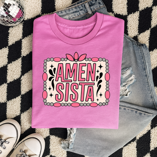 Amen Sista Graphic T-Shirt