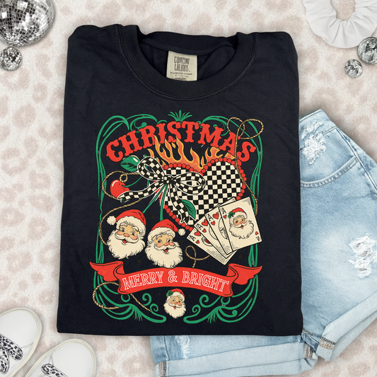 Christmas Santa Graphic T-Shirt