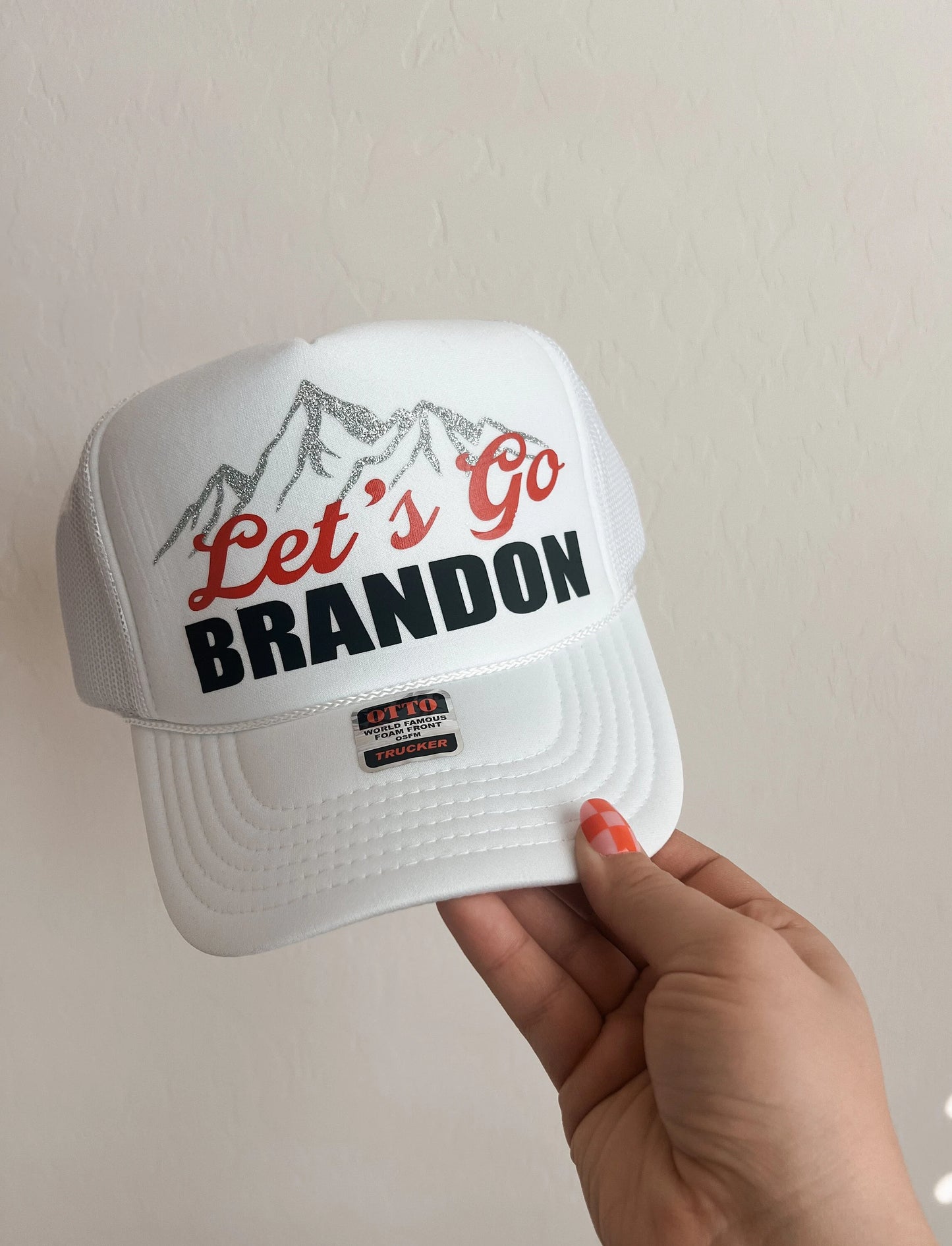 Let’s Go Brandon Hat, Coors Light Cowgirl Trucker Hat with charm chain, Country Concert Hat, Country Girl Hat, Trucker Hat