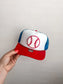 Baseball Trucker Patch Hat, Iron Patches, Trucker Hat, Spring Training Trucker Hat, Woman’s Trucker Hat, Woman’s Baseball Hat With Patches