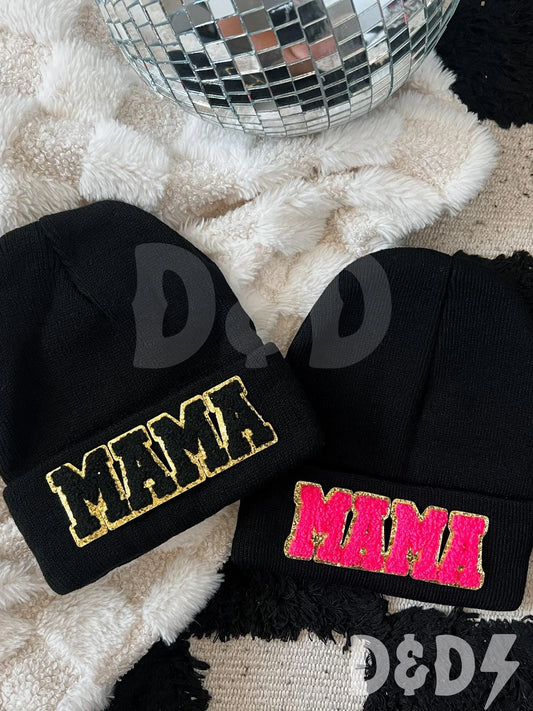 Mama Beanie, Winter Beanies, Mom Hat, Trucker Hats